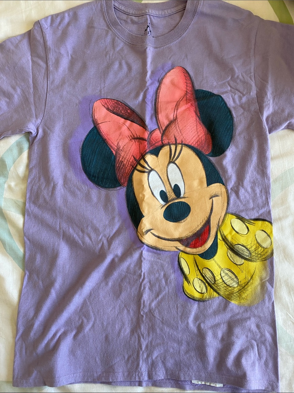 Disneyland Minnie Mouse Lavender Graphic Tee